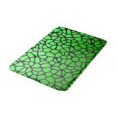 Tapis De Bain Cobblestone vert (Angle)