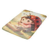 Tapis De Bain Coccinelle et le royaume de nectar caché (Angle)