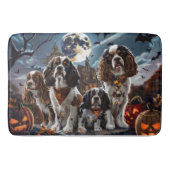 Tapis De Bain Cocker Spaniel Halloween Éffrayant (Devant)