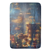 Tapis De Bain Cocker Spaniel Noël Festive Voyage (devant Vertical)