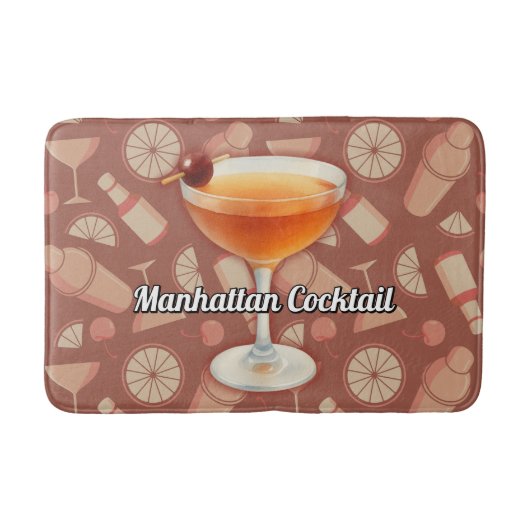 Tapis De Bain Cocktail Manhattan (Devant)