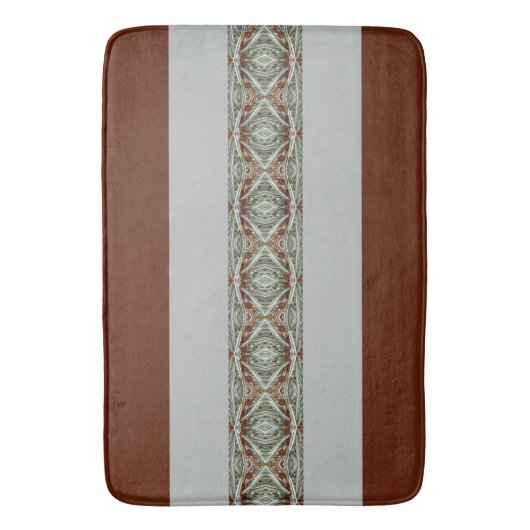 Tapis De Bain Coco Brown Avec Vert (devant Vertical)