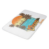 Tapis De Bain Cocoa Florida Beach Vacances été Palm Sunset (Angle)