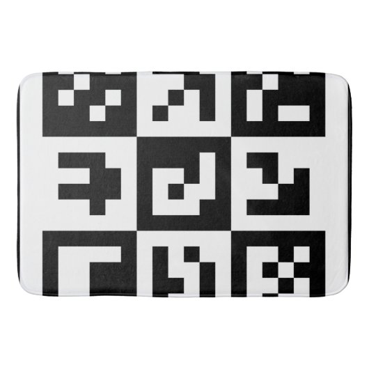Tapis De Bain code qr (Devant)