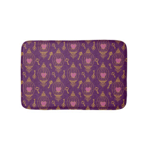 Tapis De Bain Coeur-clé-motif