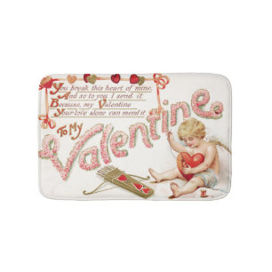 Tapis De Bain Cœur d'Amour Arc Flèche Réparer