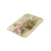 Tapis De Bain Coeur de colombe de l'ange Cherub (Angle)