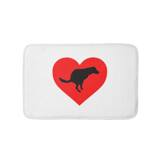 Tapis De Bain Coeur du chien (Devant)