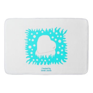 Tapis De Bain Coeur neige d'hiver Grosse couche de chaume