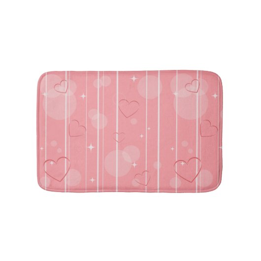 Tapis De Bain Coeurs (Devant)