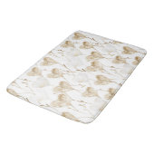 Tapis De Bain Coeurs Boho de crème Brown (Angle)