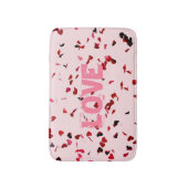 Tapis De Bain Coeurs D'Amour (Devant (Vertical))