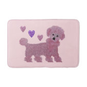 Tapis De Bain Coeurs de caniche (Devant)