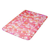Tapis De Bain Coeurs et Bokeh (Angle)