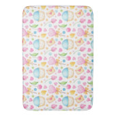 Tapis De Bain Coeurs et cupcakes Motif d'aquarelle (devant Vertical)