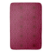 Tapis De Bain Cœurs et fleurs abstraits (devant Vertical)
