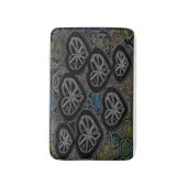 Tapis De Bain Coeurs foncés abstraits (Devant (Vertical))