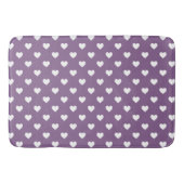 Tapis De Bain Coeurs Lilac français (Devant)