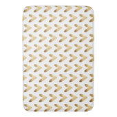 Tapis De Bain Coeurs Ombre Or (devant Vertical)