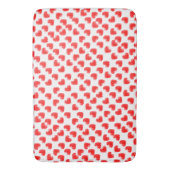 Tapis De Bain Coeurs rouges (devant Vertical)