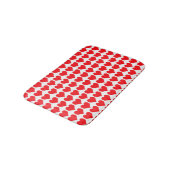 Tapis De Bain Coeurs rouges (Angle)