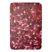 Tapis De Bain Coeurs rouges (devant Vertical)