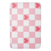 Tapis De Bain Cœurs Rouges (devant Vertical)