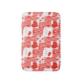 Tapis De Bain Coeurs rouges, amour. (Devant (Vertical))