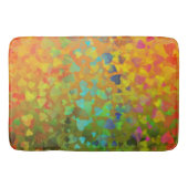 Tapis De Bain Coeurs tombants Orange (Devant)