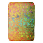 Tapis De Bain Coeurs tombants Orange (devant Vertical)