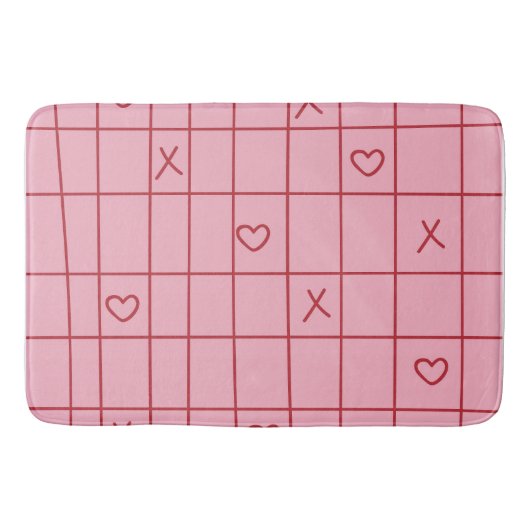 Tapis De Bain Cœurs XO (Devant)