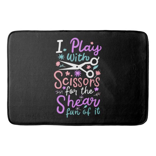 Tapis De Bain Coiffeur coiffeur cadeau coiffeur (Devant)