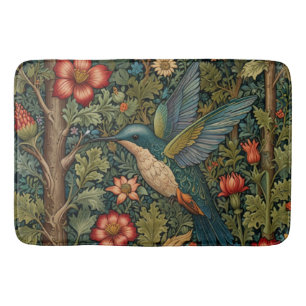 Tapis De Bain Colibri Art nouveau boho chic rétro