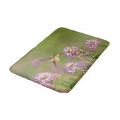 Tapis De Bain Colibri et fleurs sauvages (Angle)