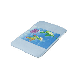 Tapis De Bain Colibri: stylisé