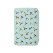 Tapis De Bain Colibris tropicaux (Devant (Vertical))