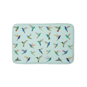 Tapis De Bain Colibris tropicaux