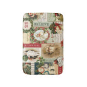TAPIS DE BAIN COLLAGE DE NOËL VINTAGE (Devant (Vertical))