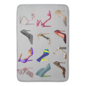 Tapis De Bain Collage de talon haut de stylets (devant Vertical)