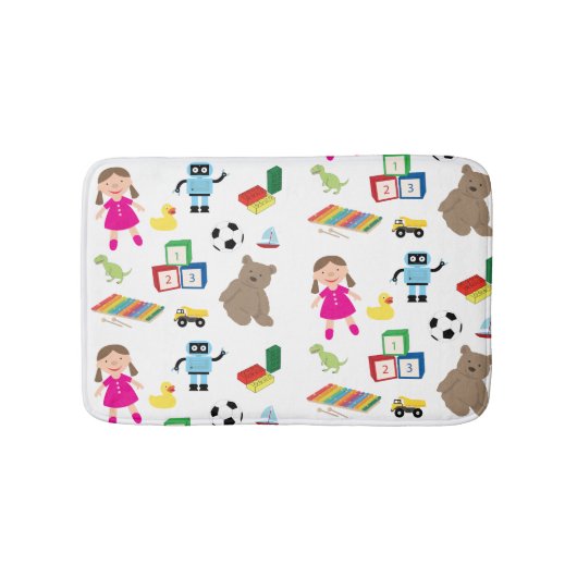 Tapis De Bain Collage des jouets pour enfants (Devant)