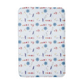 Tapis De Bain Collage nautique (Devant (Vertical))