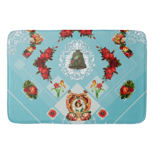 Tapis De Bain Collage Vintage (Devant)