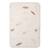 Tapis De Bain Collection Boho Populaire Luxe Plumes (devant Vertical)