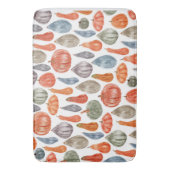 Tapis De Bain Collection Citrouille couleur aquarelle  (devant Vertical)