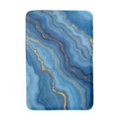 Tapis De Bain Collection de marbre bleu azur (Devant (Vertical))