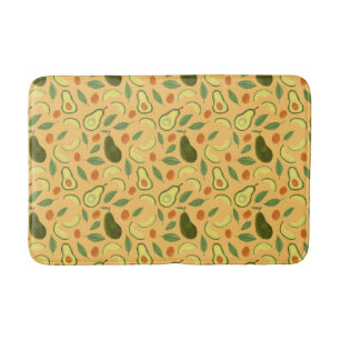Tapis De Bain Collection de Motifs de paniers de fruits - Avocad