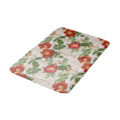 Tapis De Bain Collection d'illustrations du patrimoine Rose vict (Angle)