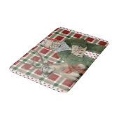 Tapis De Bain Collection Hipster Père Noël (Angle)