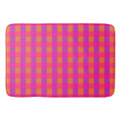 Tapis De Bain Collection islamique, Chèque rose orange violet (Devant)