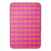 Tapis De Bain Collection islamique, Chèque rose orange violet (devant Vertical)